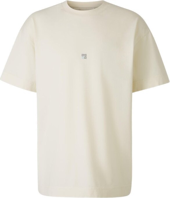 Givenchy 4G Embroidered Crewneck T-Shirt