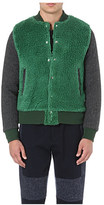 Thumbnail for your product : Sacai Furry patch bomber jacket