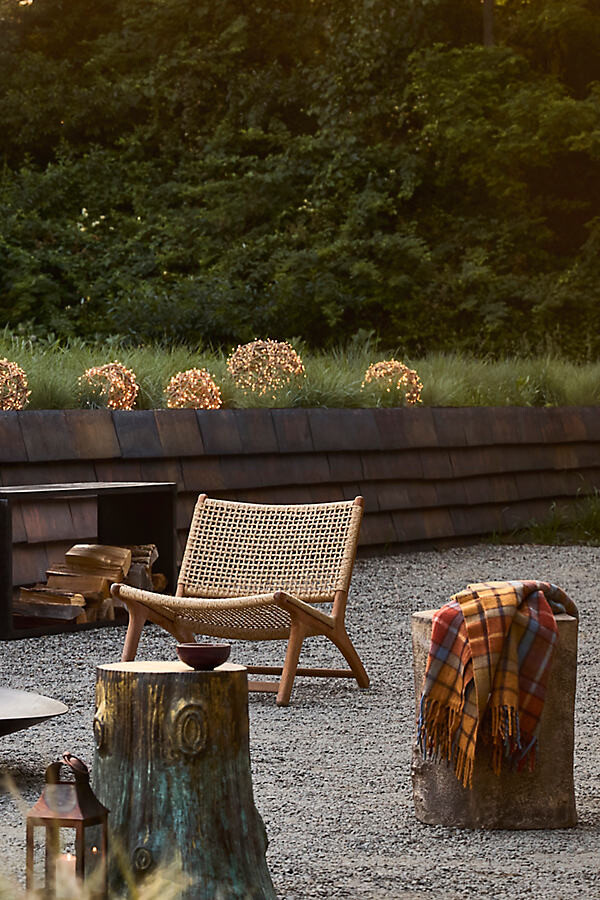 Havana Open Weave Armless Chair at Terrain