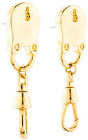 Thumbnail for your product : Eddie Borgo Lock Drop Earrings
