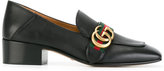 Thumbnail for your product : Gucci GG Web low-heel loafer pumps