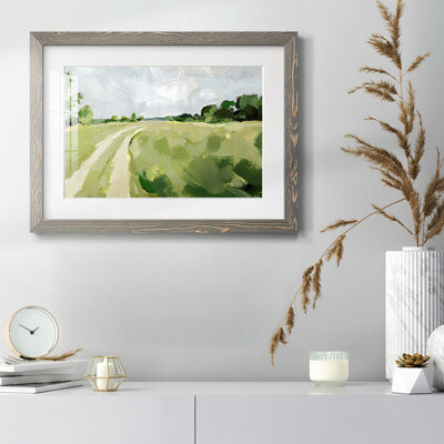 Red Barrel Studio Meadow Trail I - Single Picture Frame Print