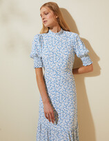 Thumbnail for your product : Marks and Spencer Ditsy Floral Puff Sleeve Midi Tea Dress