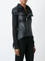 Thumbnail for your product : Rick Owens high low biker jacket - women - Calf Leather - 40