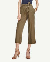 Thumbnail for your product : Ann Taylor Tie Waist Cropped Wide Leg Pants