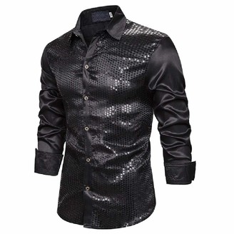 Mens Glitter Shirts | Shop the world’s largest collection of fashion ...