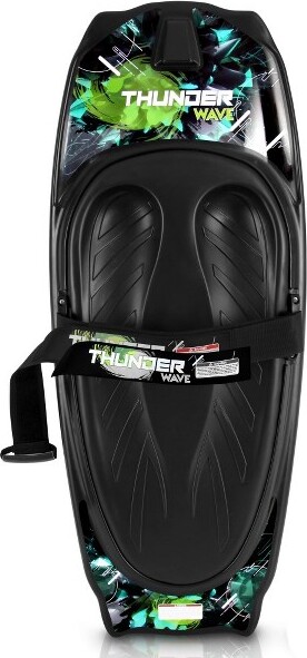 SereneLife SereneLifeWaterSportKneeboardwithHookforKids&Adults-Black&Green