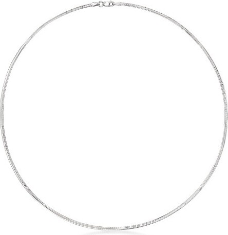 Ross-Simons Ross-SimonsItalian2mmSterlingSilverOmegaNecklaceSize20
