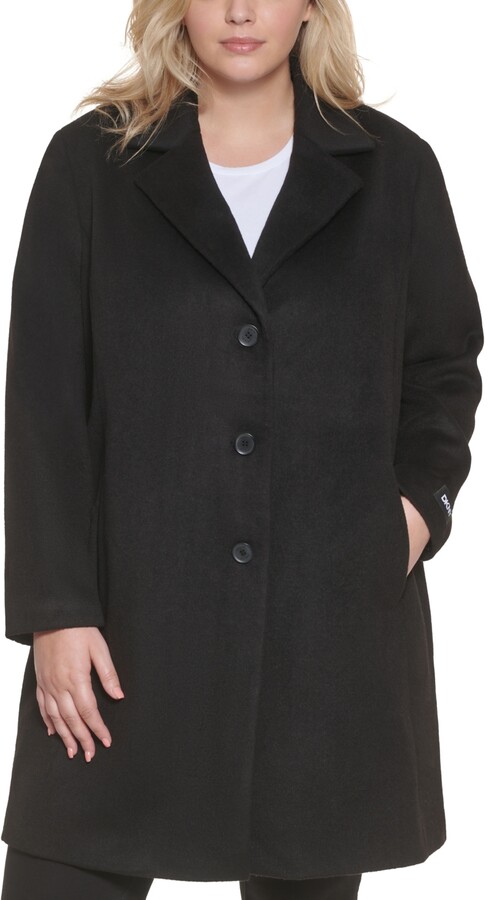 women's plus size designer coats