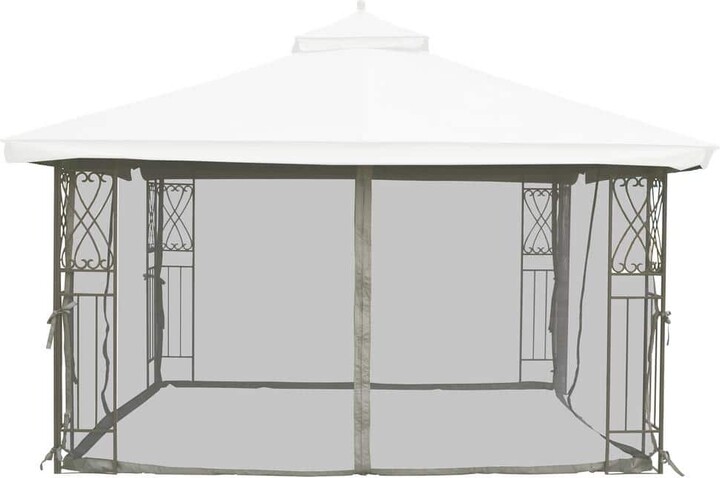 Replacement Mosquito Netting for 10 ft. x 12 ft. Gazebo - Gray
