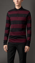 Thumbnail for your product : Burberry Long Sleeve Block Stripe Polo Shirt