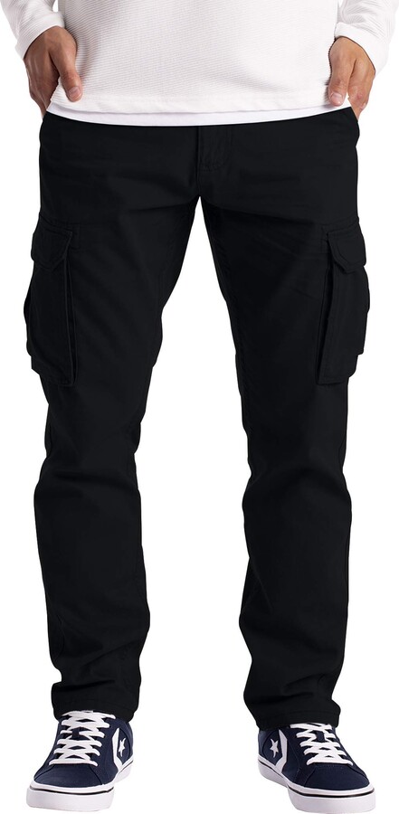 westAce Mens Cargo Trousers Work Wear Combat Safety Cargo 6 Pocket Full ...