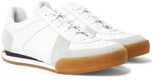 Givenchy Set3 Full-grain Leather And Suede Sneakers - White