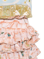 Thumbnail for your product : Piccione Piccione Ruffled Silk Crepe De Chine Dress