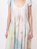 Thumbnail for your product : Collina Strada Abstract-Print Silk Dress