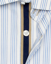 Thumbnail for your product : Le Château Cotton Mixed Media Tailored Fit Shirt