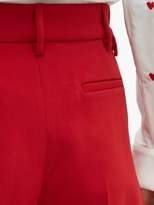 Thumbnail for your product : RED Valentino Tailored Crepe Shorts - Womens - Red