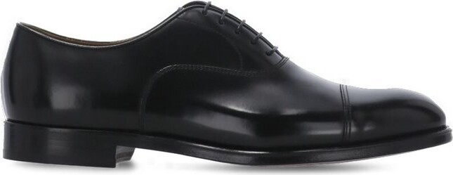 Doucal's Round-Toe Lace-Up Shoes