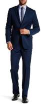 Thumbnail for your product : Hickey Freeman Navy 2-Button Notch Lapel Classic Fit Wool Suit