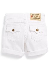 Thumbnail for your product : True Religion 'Jayde' Roll Cuff Boyfriend Shorts (Toddler Girls)