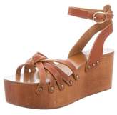 Thumbnail for your product : Etoile Isabel Marant Leather Platform Sandals