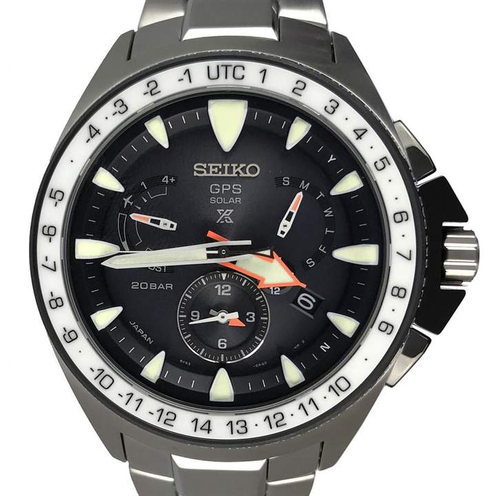 seiko black steel