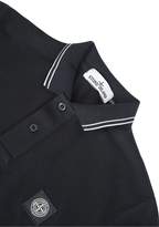 Thumbnail for your product : Stone Island LongSleeveContrastPoloBlack