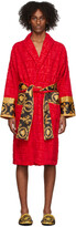 Thumbnail for your product : Versace Red I Heart Baroque Robe