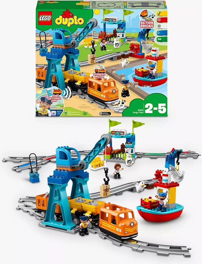 Cargo Train John Lewis Duplo Train Lego DUPLO 10875 Cargo Train