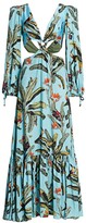 Thumbnail for your product : PatBO Tropical Print Cutout Maxi Dress