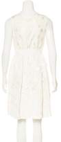 Thumbnail for your product : Behnaz Sarafpour Jacquard Embellished Dress w/ Tags