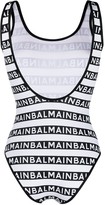Thumbnail for your product : Balmain Logo Pattern Swimsuit