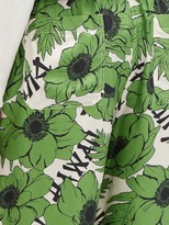 Thumbnail for your product : Gucci Poppy-print Silk Shorts - Green Multi