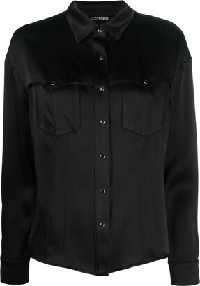 SUBLATIONS RUSIY SATIN WESTERN SHIRT Satin Western Shirt