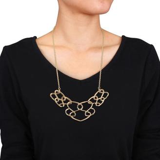 Catherine Malandrino 18K Gold-Plated Sterling Silver Interlaced Statement Necklace