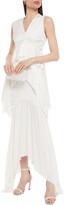 Thumbnail for your product : SOLACE London Chayse Ruffled Satin Gown