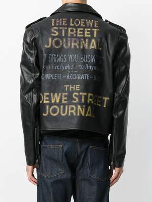 Loewe Street Journal biker jacket