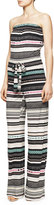 Thumbnail for your product : Diane von Furstenberg Ani Strapless Banded Dot Jumpsuit, Multicolor