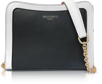 Emilio Pucci Tri-color Leather Shoulder Bag
