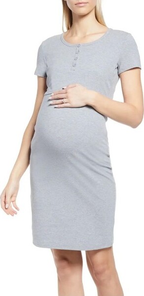 Modern Eternity ModernEternityJulietNursingDressGreyL
