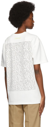 Ader Error White Calli T-Shirt