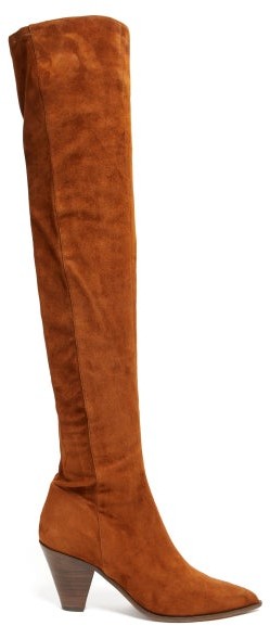 tan suede boots womens