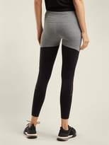 Thumbnail for your product : Track & Bliss - Get In The Ring Mesh Panel Leggings - Womens - Black Grey