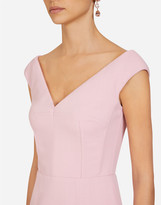 Thumbnail for your product : Dolce & Gabbana Sleeveless Wool Crepe Longuette Dress