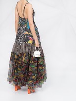 Thumbnail for your product : Missoni Contrast Panel Floral Print Silk Dress
