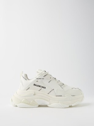 triple s white balenciaga