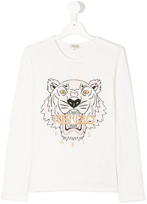 Kenzo Kids tiger print T-shirt