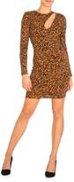 Thumbnail for your product : GUESS Eco Selene Cheetah Cutout Dress
