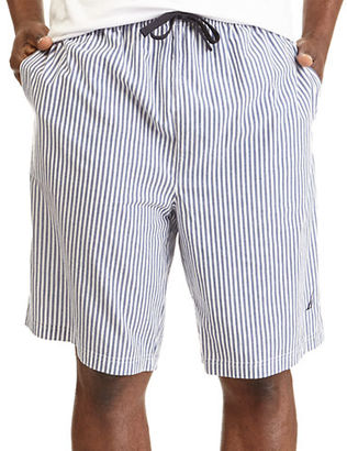 Nautica Woven Pinstriped Shorts