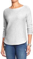 Thumbnail for your product : Old Navy Women's Boat-Neck Curved-Hem Sweaters